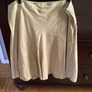 Linen Aline skirt